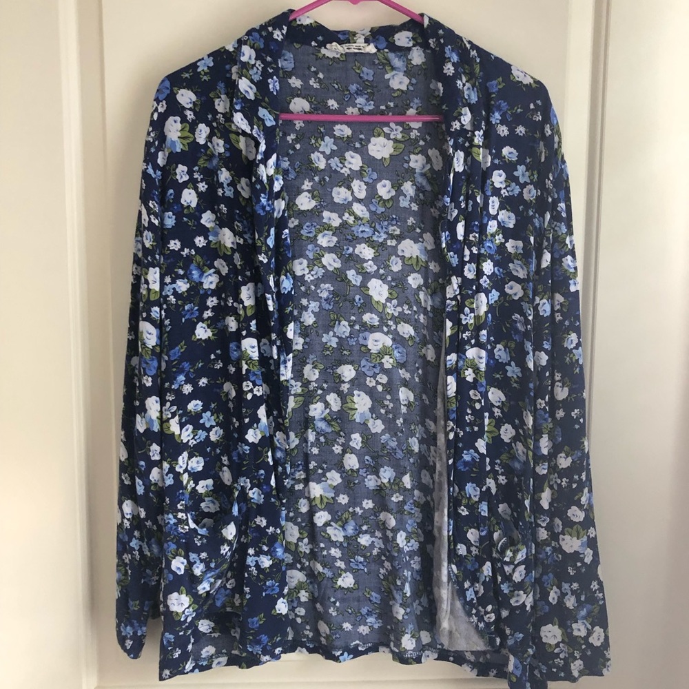 Floral Blazer Cardigan